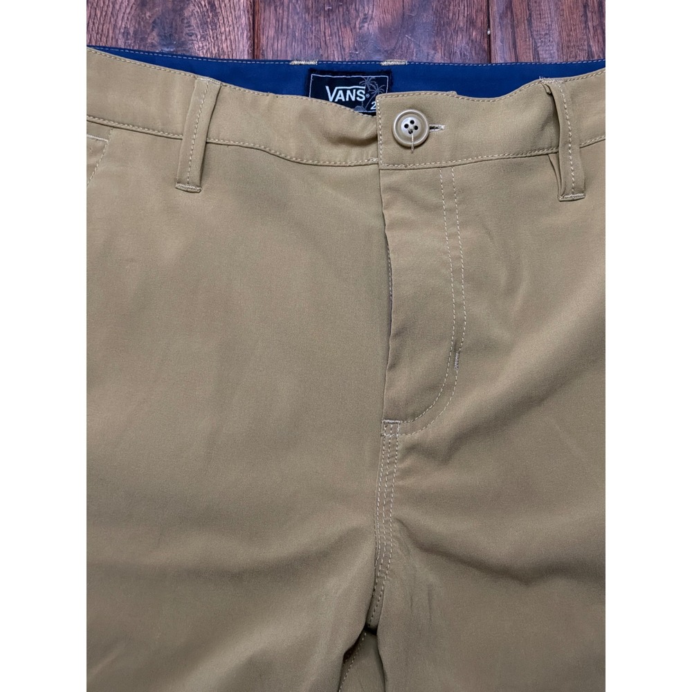 Vans Mens Hybrid Walk Shorts Tan‎ Khaki Quick Dry Skate Surf Size 28
